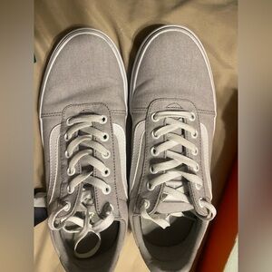 Vans Light Gray Canvas Women’s Sneakers